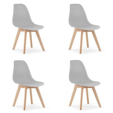 BE KITO stol - siv x 4