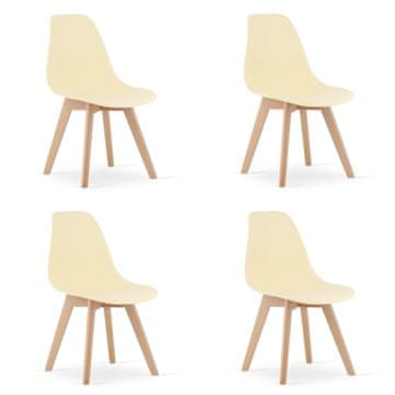 BE KITO stol - kremne barve x 4