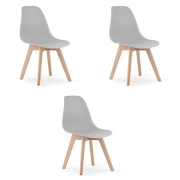 BE KITO stol - siv x 3