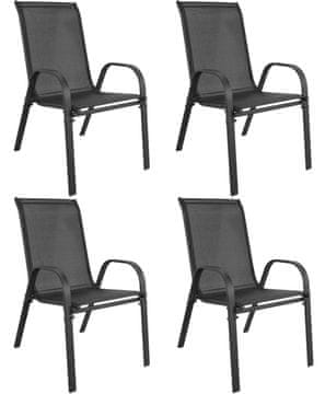 BE Stol SOFIA - temno siv x 4