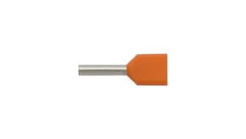 Ergo Izolirana ferula na koncu HI 2X0.5/8 oranžna E08KH-02020100101 /500 kos/