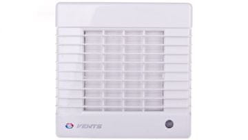 GR Gospodinjski ventilator fi 100 230V 18W 98m3/h 34dB 50Hz z zaklopom, higrostatom in časovnikom 100MATH
