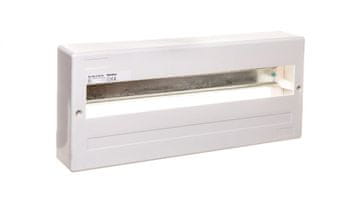 Kanlux Modularna razdelilna omarica plastična 1x18 nadometna IP30 IK06 II razred brez vrat DB118W 1X18P/SM bela 3854