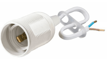 Pawbol E27 okov za belo luč s 190 mm kablom D.3006MA