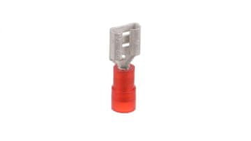 Ergo Izolirana tulka NI 6,3-1/0,8 rdeča E10KN-03010100901 /100 kosov/