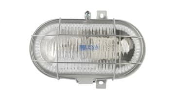 Lena Lighting OVALNA kanalna svetilka 1x100W E27, razred II, 230V, IP44, z ojačano kovinsko mrežo, prizmatična, razred 100178