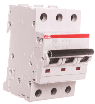 ABB Odklopnik 3P C 25A 6kA AC S203-C25 2CDS253001R0254