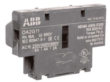 ABB Pomožni kontakt 1NO 1NC za odklopnike OT16-125F OA2G11 1SCA022379R8100