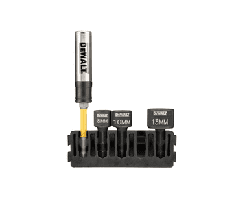 DEWALT 3-delni komplet udarnih nastavkov + ročaj 1/4"
