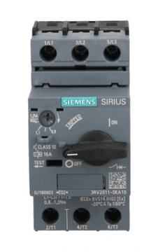 Siemens Motorno odklopnik 3P 0,37 kW 0,9–1,25 A S00 3RV2011-0KA10