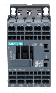 Siemens Močnostni kontaktor 7A 3P 24V DC 0Z 1R S00 3RT2015-2KB42