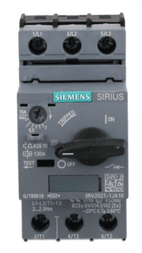 Siemens Motorno odklopnik 3P 4kW 7-10A 3RV2021-1JA10