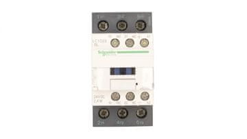Schneider TeSys Deca kontaktor 25A 3P 24V DC 1NO 1NC LC1D25BL