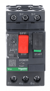 Schneider TeSys Deca Motorno odklopnik 3P 0,25 kW 0,63-1A GV2ME05