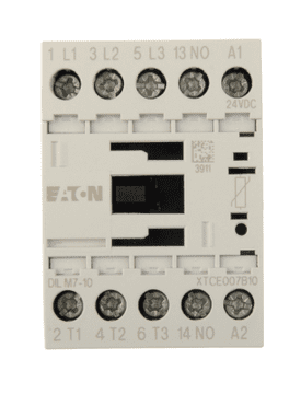 Eaton Močnostni kontaktor 7A 3P 24V DC 1Z 0R DILM7-10(24VDC) 276565