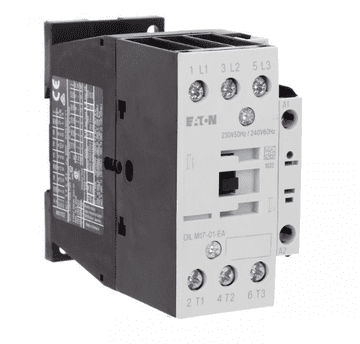 Eaton Kontaktor moči 17A 3P 230V AC 0Z 1R DILM17-01-EA (230V50HZ, 240V60HZ) 189911
