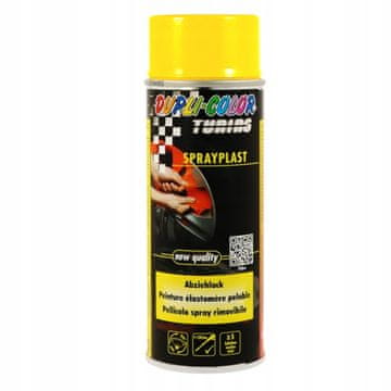 MOTIP gumijasta folija v spreju Sprayplast rumena fluo 400ml