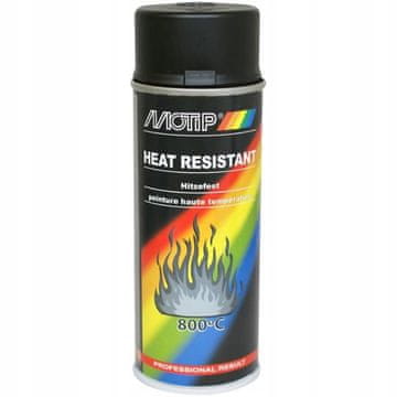 MOTIP Toplotno odporen lak 400 ml ČRN do 800 °C