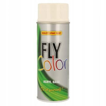 AKRILNI LAK V SPREJU FLY COLOR RAL 9010 ČISTO BELA SIJAJNA 400 ml