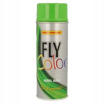 FLY COLOR AKRILNI LAK V SPREJU RAL 6018 SVETLO RUMENA ZELENA 400ml