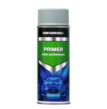 Sivi akrilni temeljni sprej 400 ml pod prvo plastjo