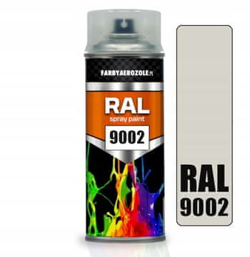 AKRILNI LAK V SPREJU RAL 9002 SIVO BELA SIVA SIJAJNA 400 ML