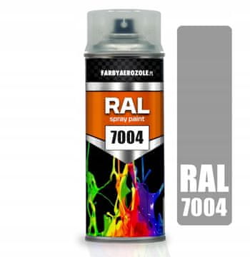 KOMPLET AKRILNIH LAKOV V SPREJU RAL 7004 SIGNALNO SIVA