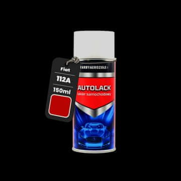 Akrilna barva READY SPRAY 150ml za FIAT 112A ROSSO STARTER rdeča