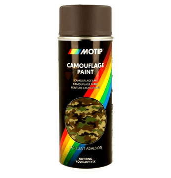 MOTIP Rjava vojaška kamuflažna barva BUNDESWEHRA v spreju RAL 8027 MAT 400ml