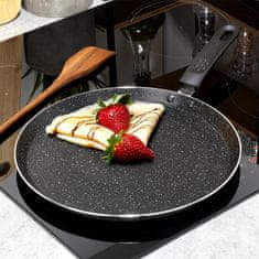Artemis Granitna ponev za palačinke, omlete, nizka, ravna, 28 cm