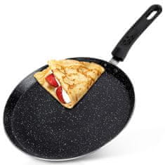 Artemis Granitna ponev za palačinke, omlete, nizka, ravna, 26 cm