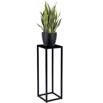 IN Stojalo za rože Piatto Loft 60 cm črne barve