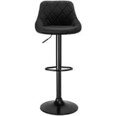 EH Barski stol Cydro Black, črn žamet