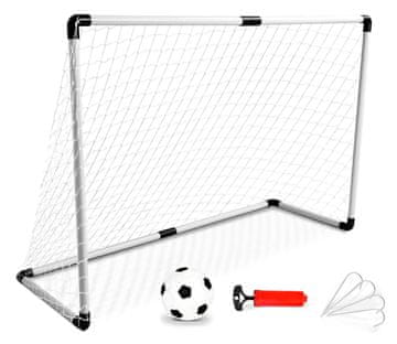 BOO MINI NOGOMETNI GOL ZA OTROKE S ČRPALKO ZA NOGOMETNO ŽOGO 123 cm