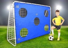 BOO KOVINSKI NOGOMETNI TRENING GOL ZA OTROKE S TARČNO PODLOGO IN MREŽO