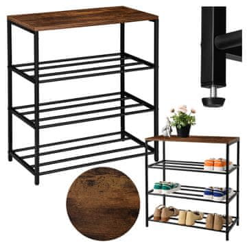 EH Stojalo za čevlje Stella Loft s 4 nivoji