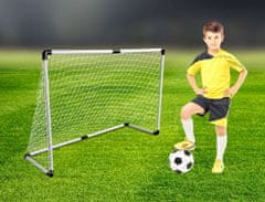BOO MINI NOGOMETNI GOL ZA OTROKE S ČRPALKO ZA NOGOMETNO ŽOGO 123 cm