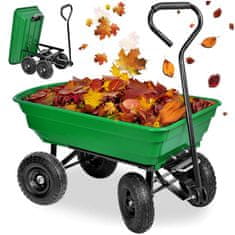 GARTEN zeleni prekucni transportni voziček