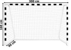 BOO PRENOSNI VELIKI KOVINSKI TRENING NOGOMETNI GOL 300x160