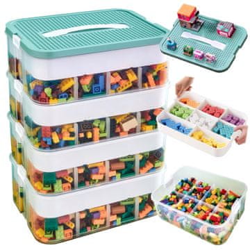 Gockowiak 4-nadstropna škatla za igrače LEGO