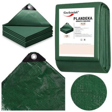 Gockowiak Ponjava 4x5m zelena GRENTO 100GSM