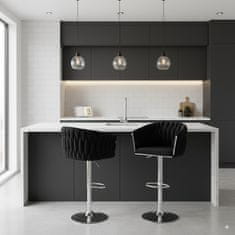 EH Barski stol Cofton Chrome Black Velvet
