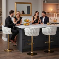 EH Barski stol Cofton Gold Cream White