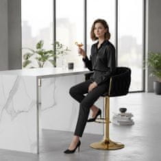 EH Barski stol Cofton Gold Black Velvet