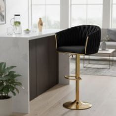 EH Barski stol Cofton Gold Black Velvet