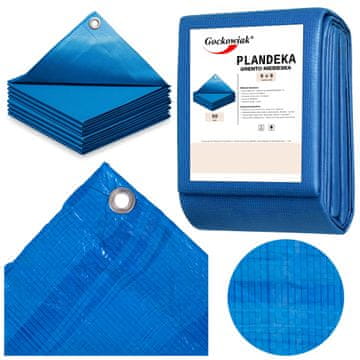 Gockowiak Ponjava 6x8m modra GRENTO 50GSM