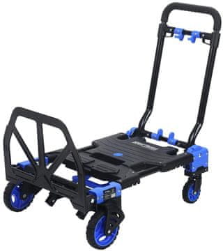 Kraft&Dele Zložljiv transportni in skladiščni voziček 2 v 1 150 kg KD3094