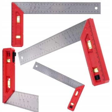 UNIVERZALNI MESARSKI KOTNIK Z LIBELO KD10727 300 mm KRAFT&DELE