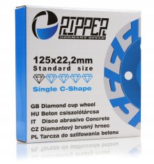 RIPPER BRUSILNI DISK ZA BETON 125 MM Enojni - C