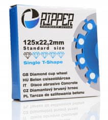 RIPPER BRUSILNI DISK ZA BETON 125 MM Enojni - T